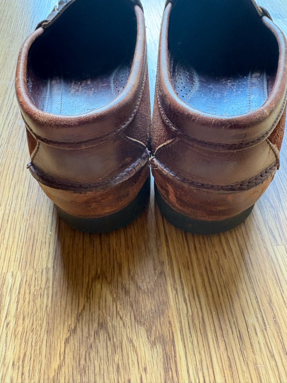 Men’s Vintage Cole Haan Vibram Leather Loafers Size 10 - Picture 7 of 12